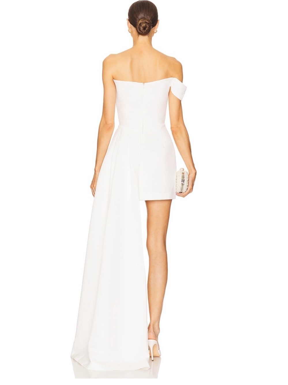 Sau Lee Brenda Dress In White View 4